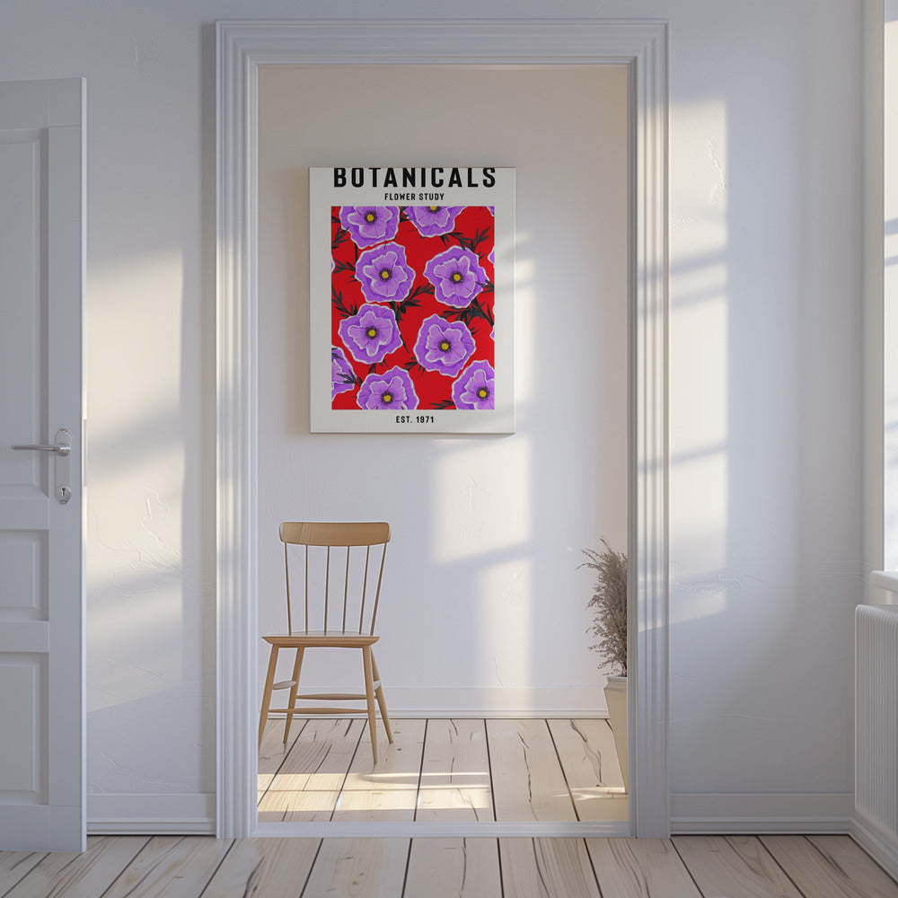 Botanische bloemenstudie | Canvasprints