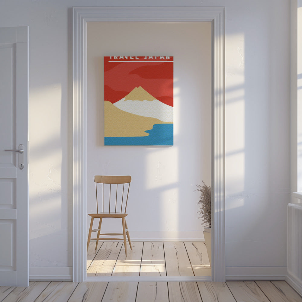 Reizen Japan Minimalisme II | Canvasprints