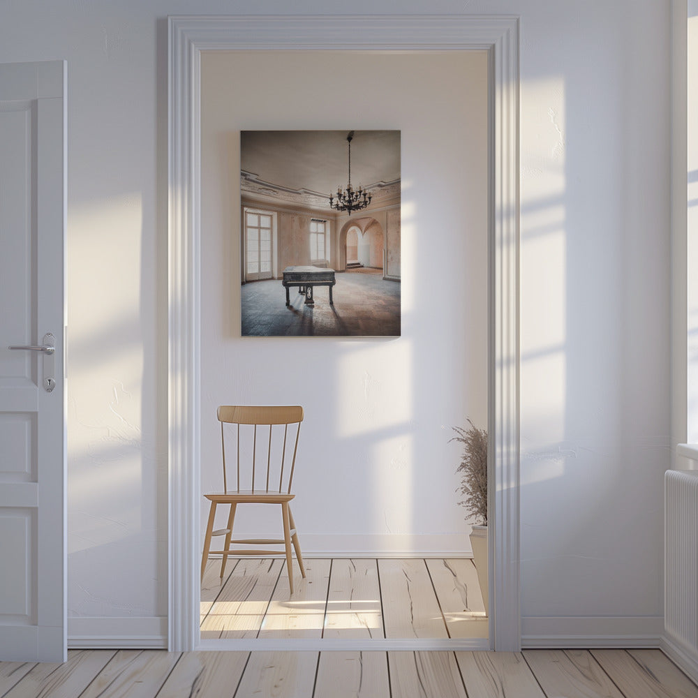 Piano dans un château abandonné | Tableaux sur Toile