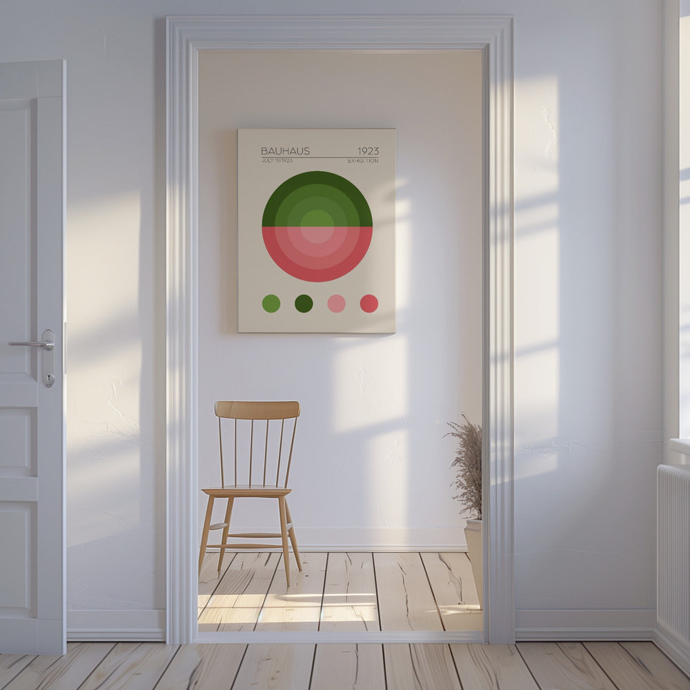 Bauhaus Grønn Leilighet | Lerretsbilder