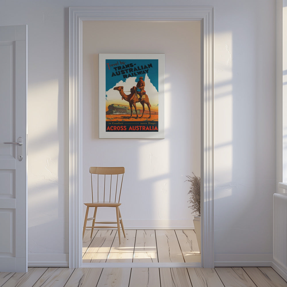 Chemin de fer transaustralien Posters - Affiche Artistique | Tableaux sur Toile