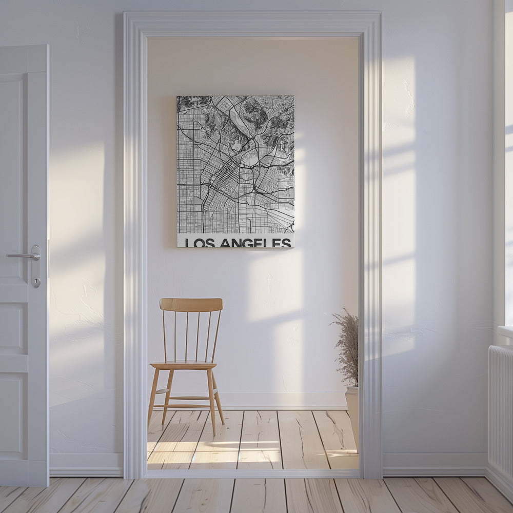 Los Angeles Bianco | Stampe su Tela