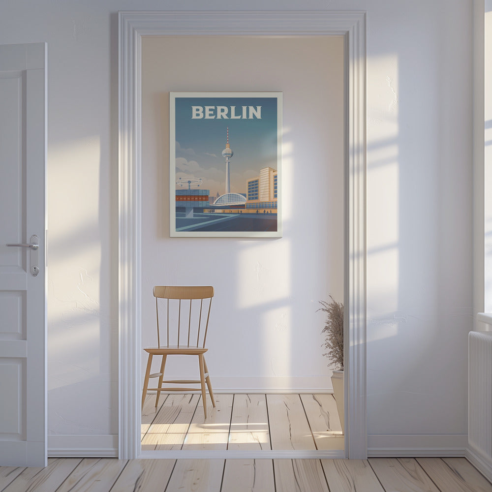 Reisetrykk fra Berlins bylandskap | Lerretsbilder