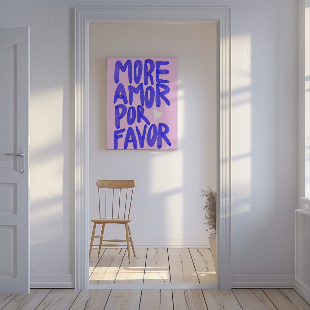 Più amore per favore | Stampe su Tela