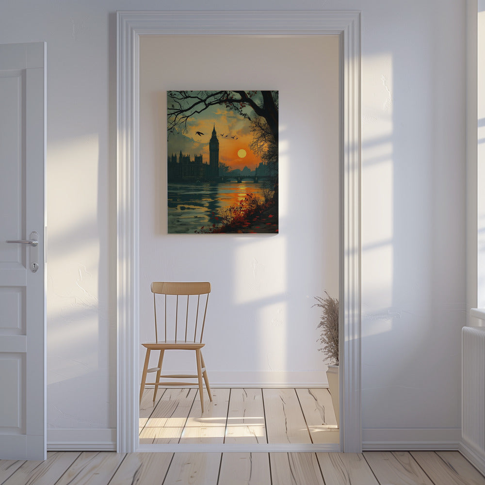 Blick von der Themse | Leinwand-Bilder