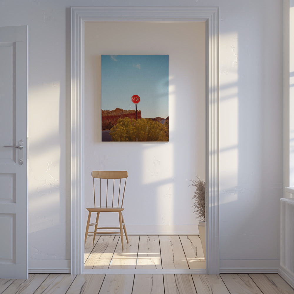 Abiquiu-Sonnenuntergang | Leinwand-Bilder