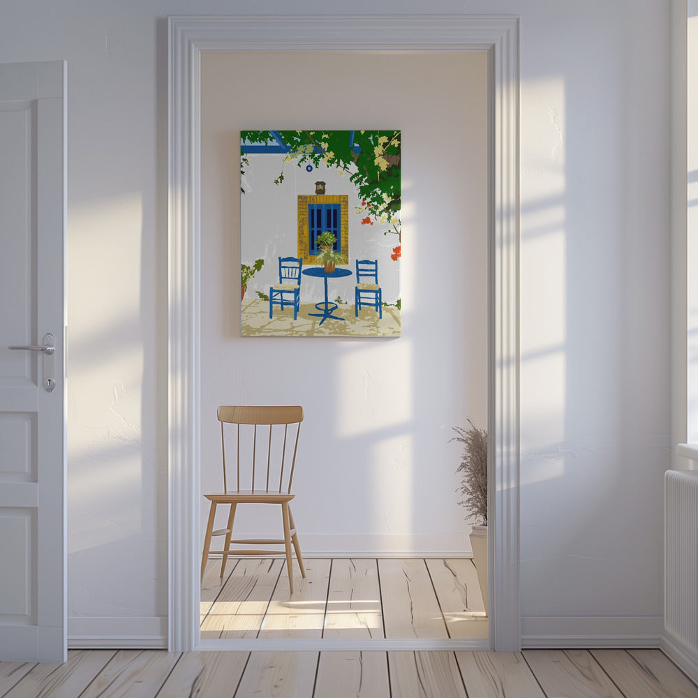 Griekse vakantie voor twee | Canvasprints