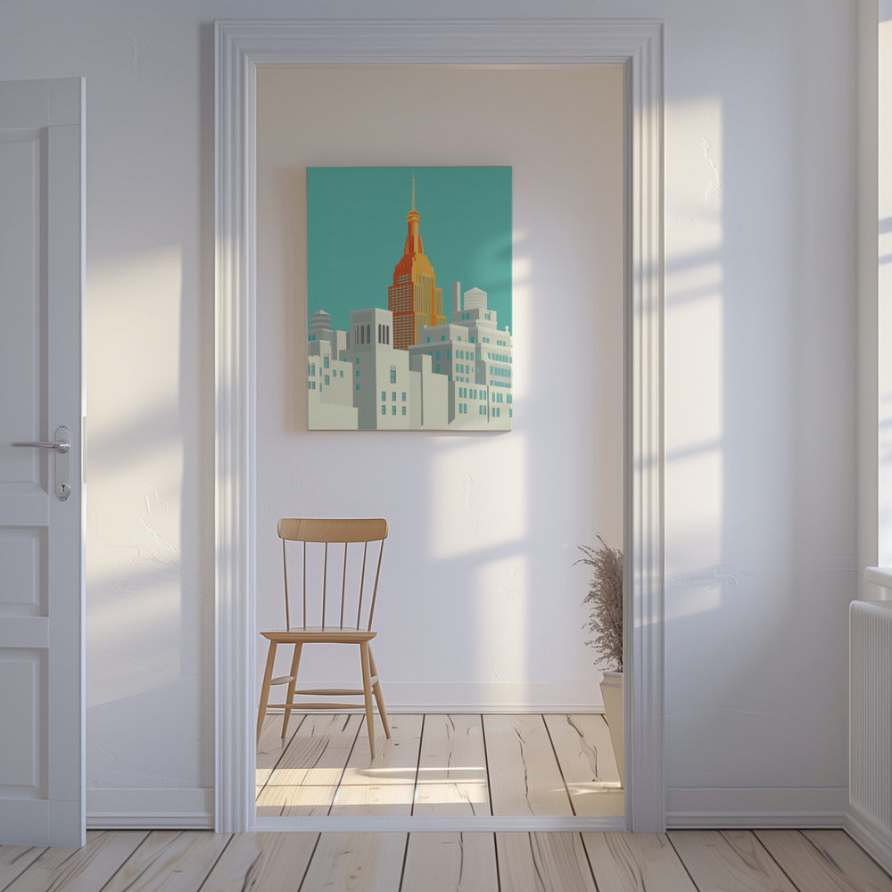 New York-vyn från höjdpunkterna | Canvas