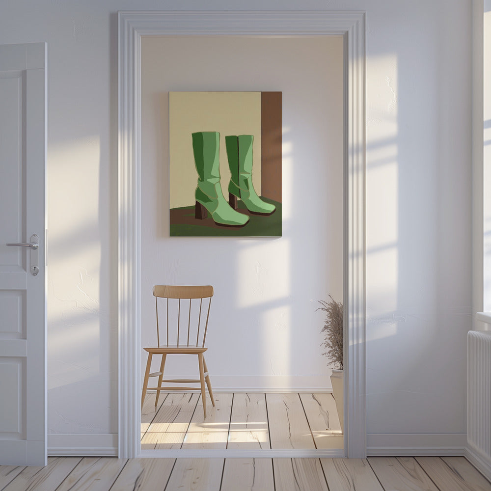 Bottes vertes | Tableaux sur Toile