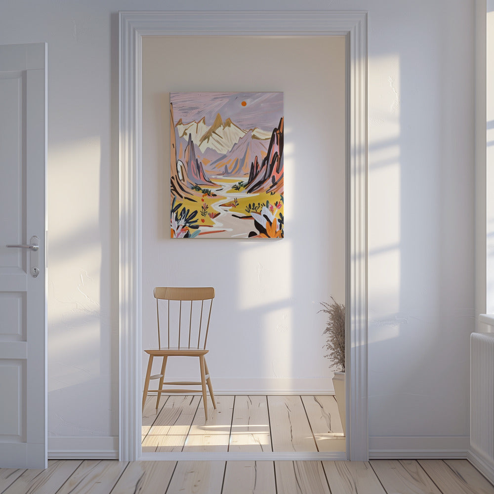Lavendelgebergte | Canvasprints