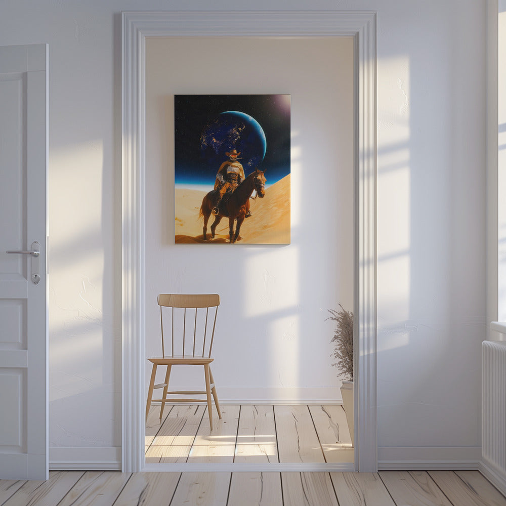 Weltraum-Cyborg | Leinwand-Bilder