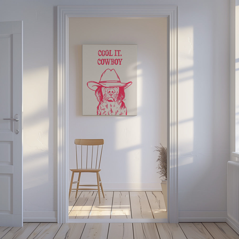 Cooles Cowboy-Pink | Leinwand-Bilder