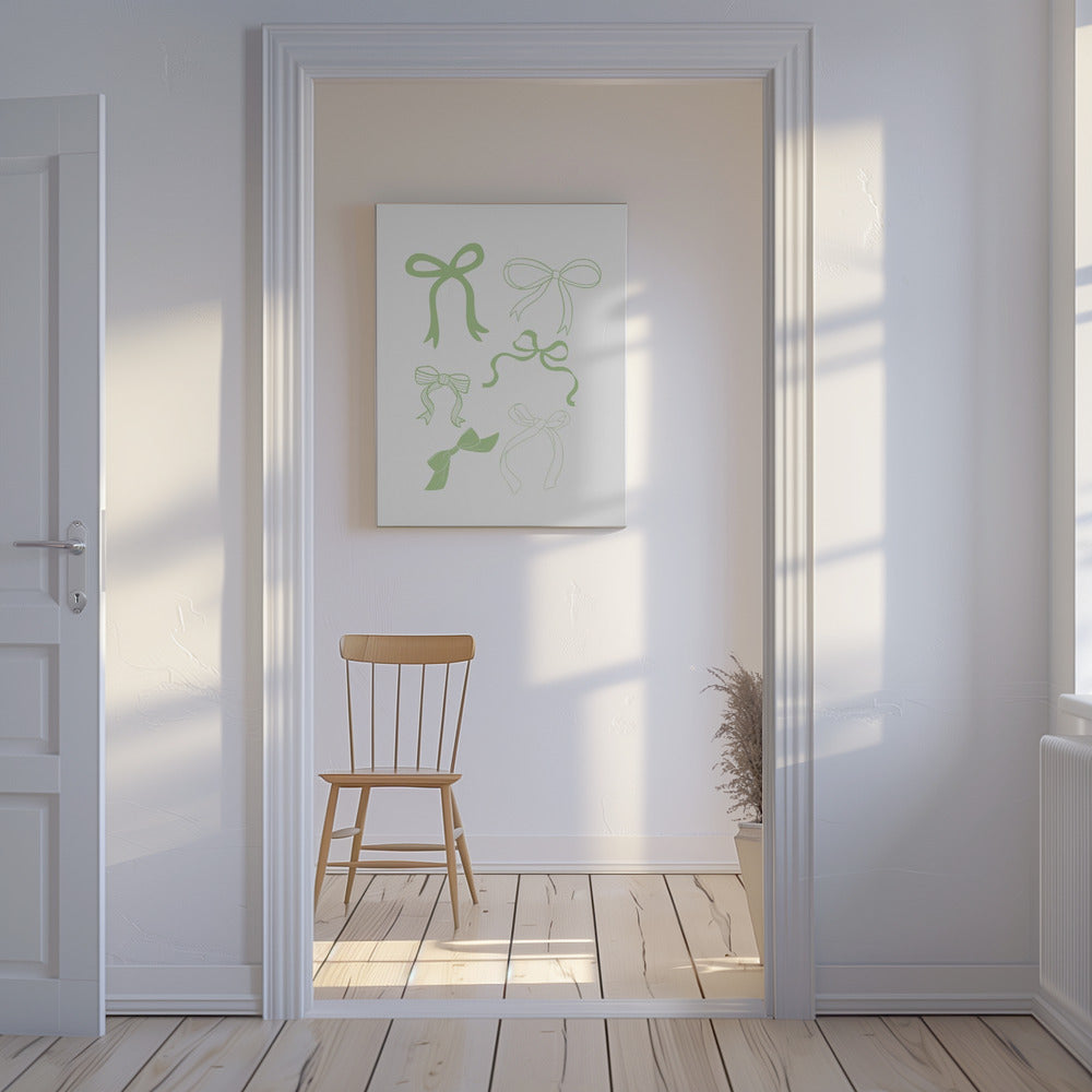 Elegant Sløjfe Kollektion | Lærredsbilleder