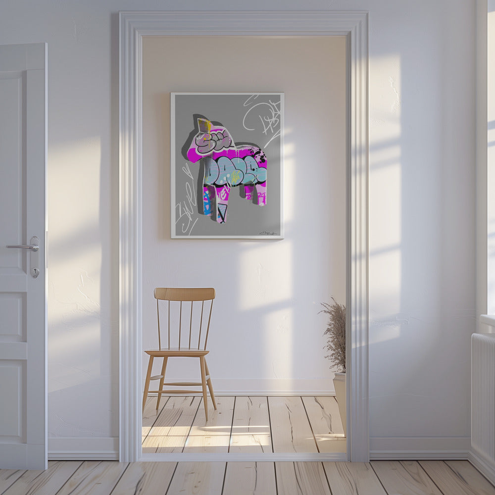 Colorful Pony Graffiti | Canvas