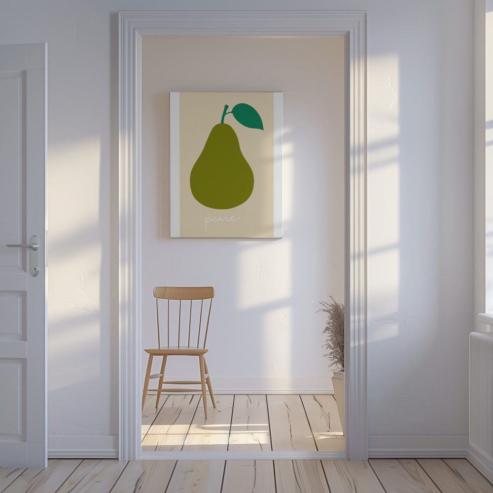 La Poire (mörkgrön) | Duk
