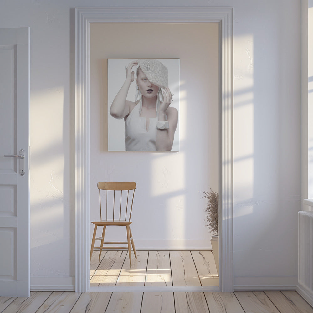 Dans la salle blanche | Tableaux sur Toile