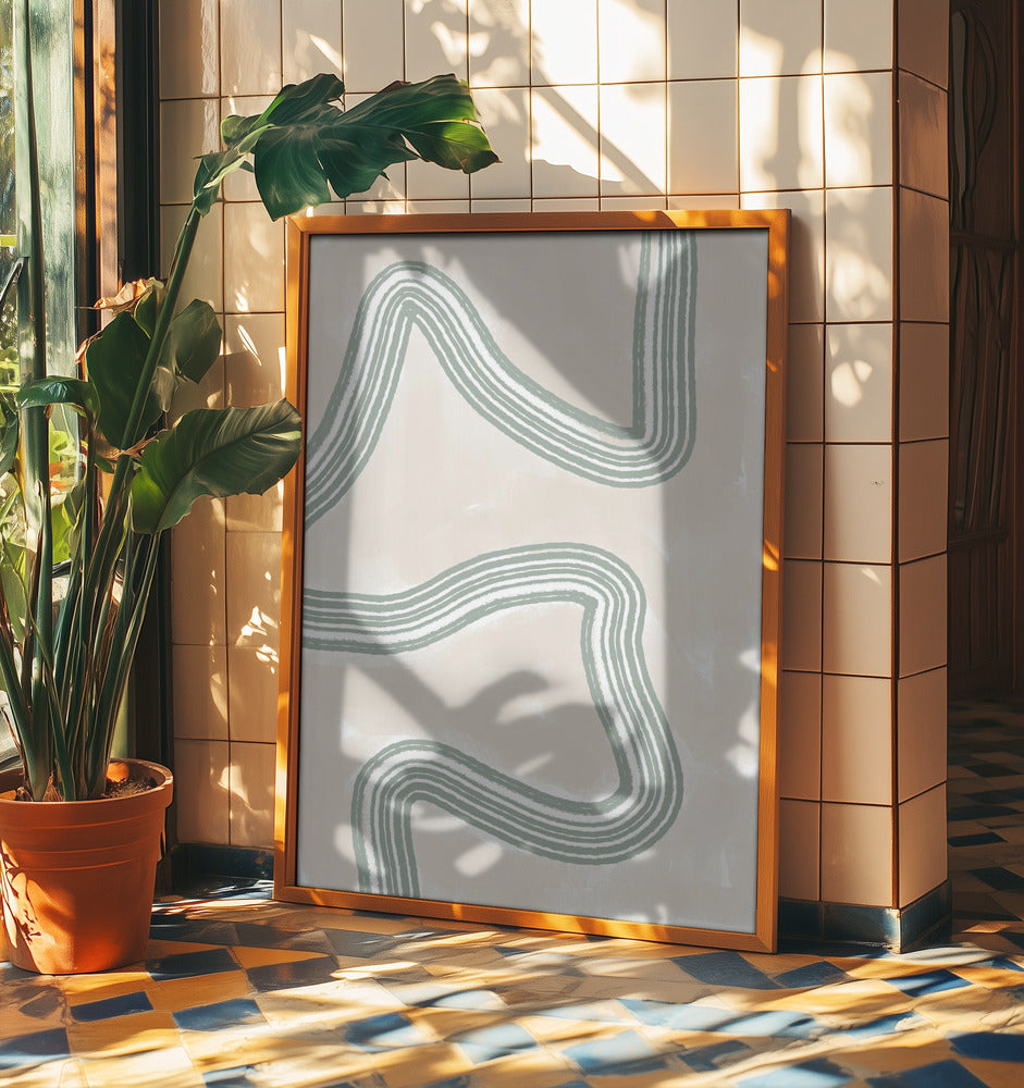 Gebogen rust | Posters - Kunstdrukken