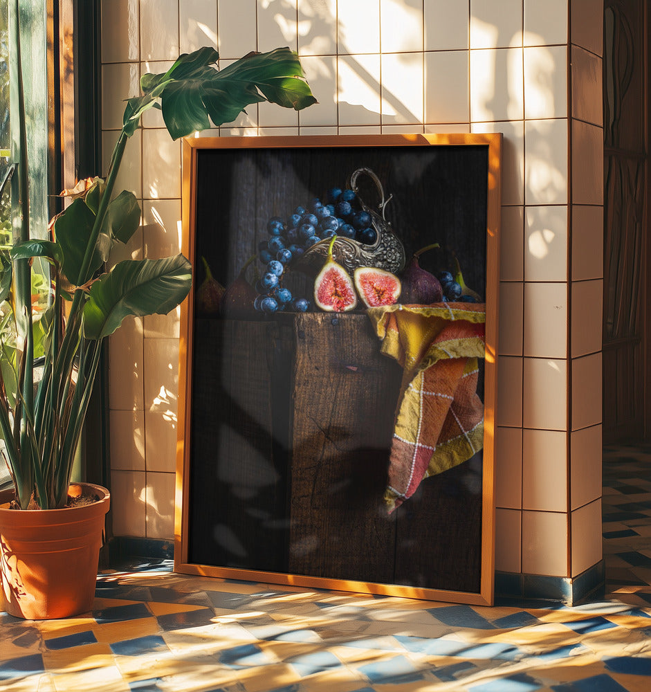 Figs on a crate | Poster