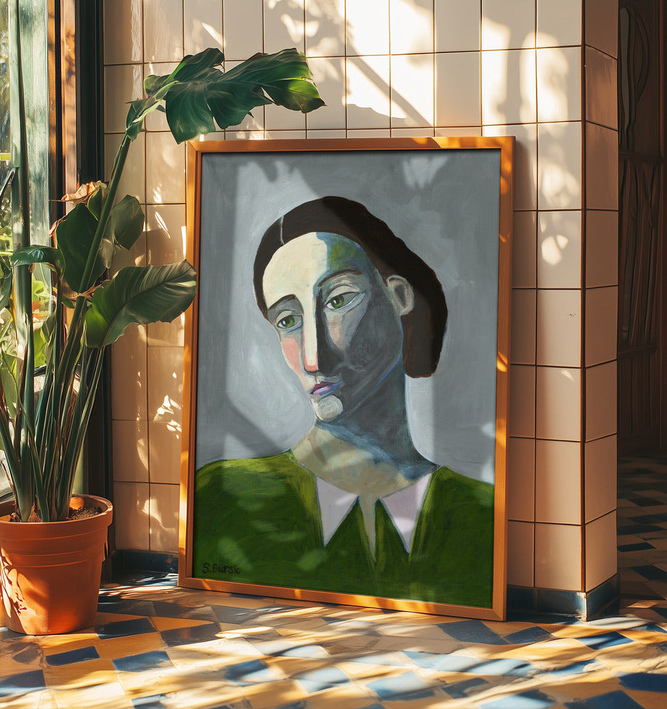 Mujer esperando | Posters  - Impresiones de Arte