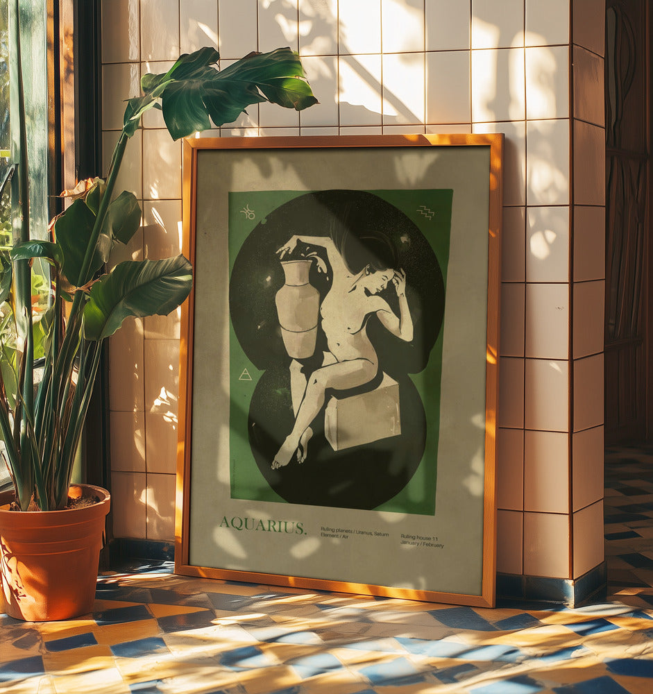 Vattumannen-tryck | Poster