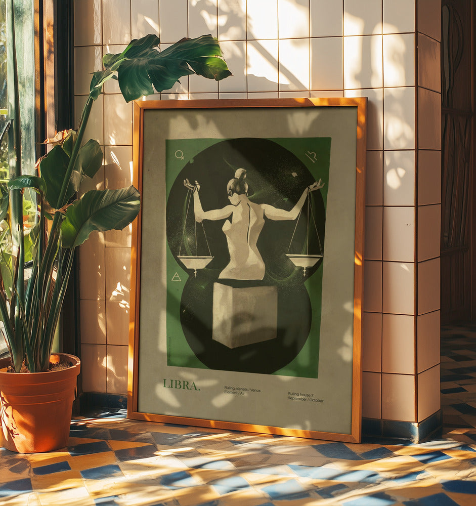 Libra print | Poster