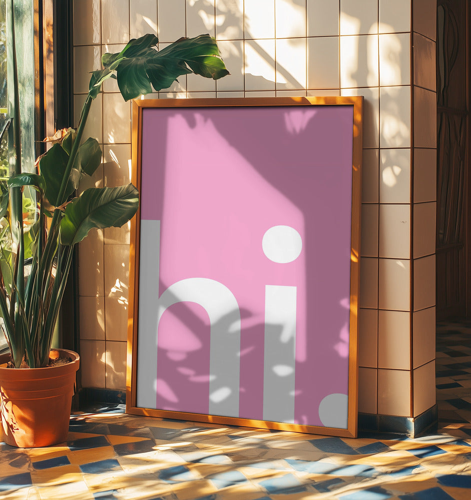 Pink Greeting | Poster