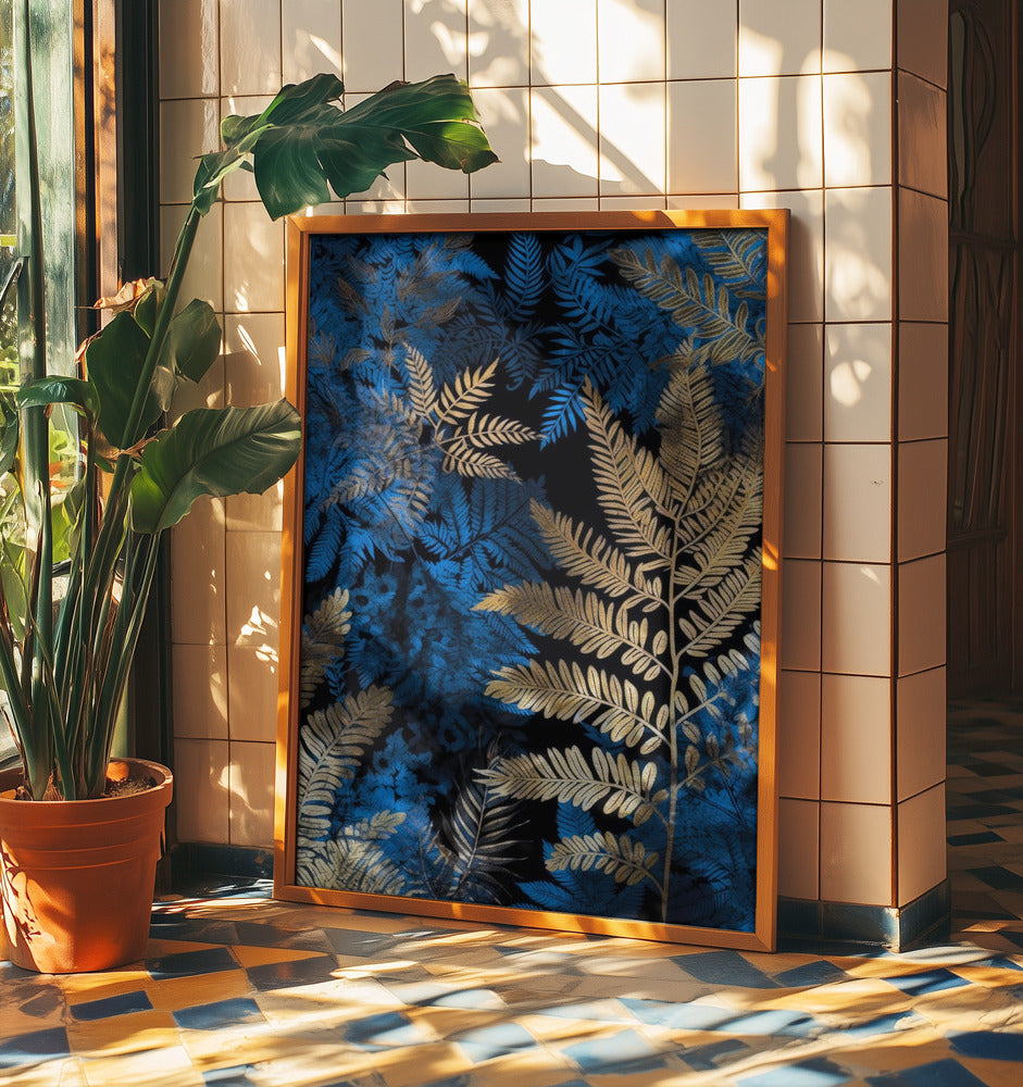 Vibrant Garden and ferns  2 | Poster