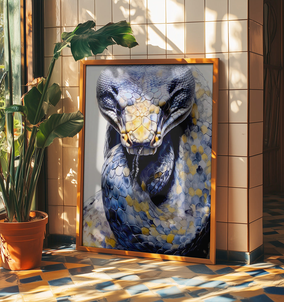 Schlange Aquarell Tier Kunst | Poster