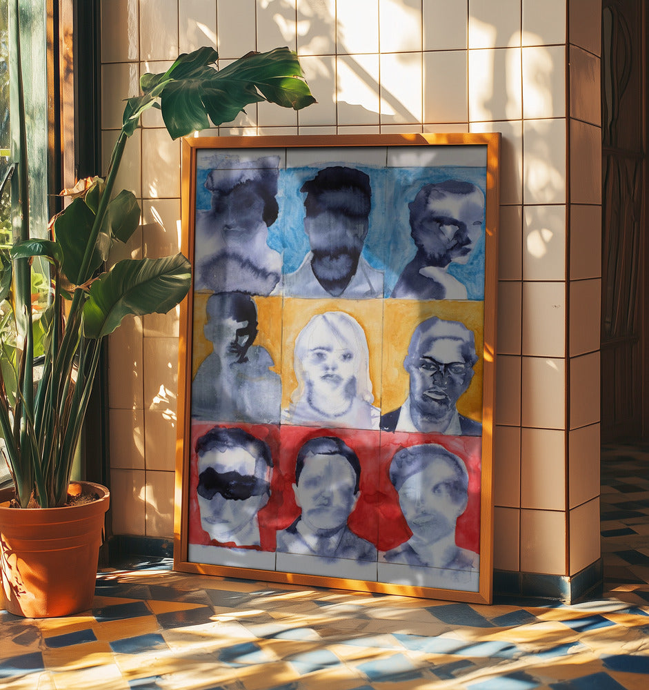 Headshot Grid No. 1 | Poster