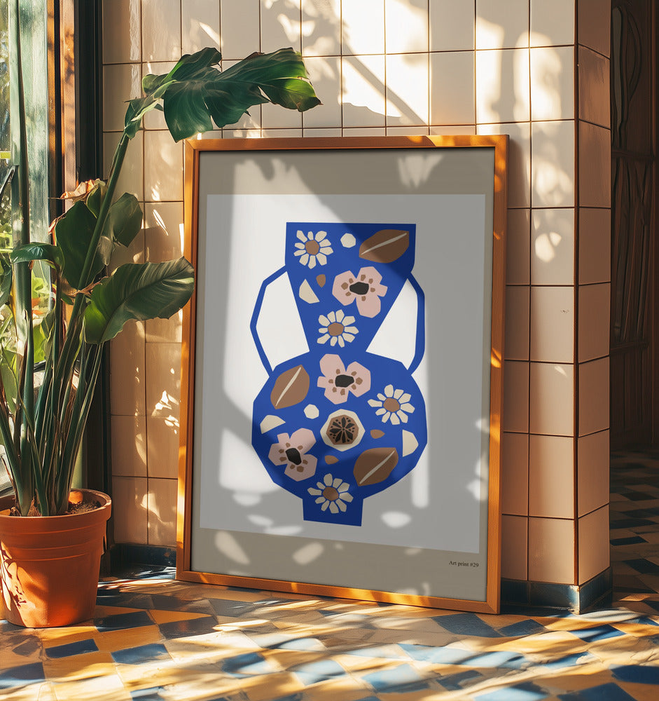 Floral Vase Harmony | Poster