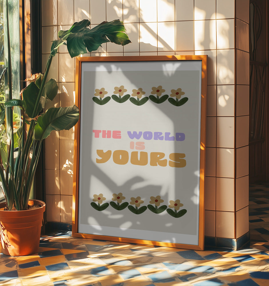 Le monde est à vous | Posters - Affiche Artistique