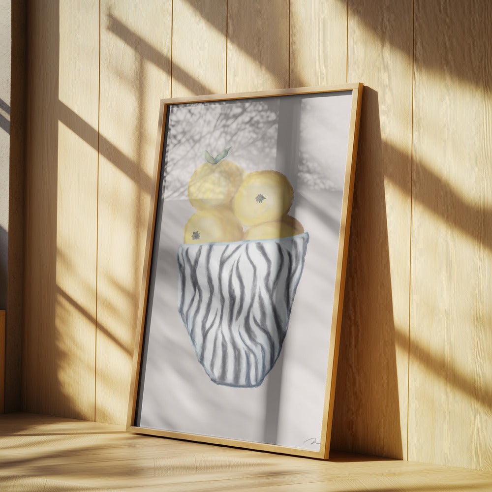 Zebraschale | Poster - Kunstdruck