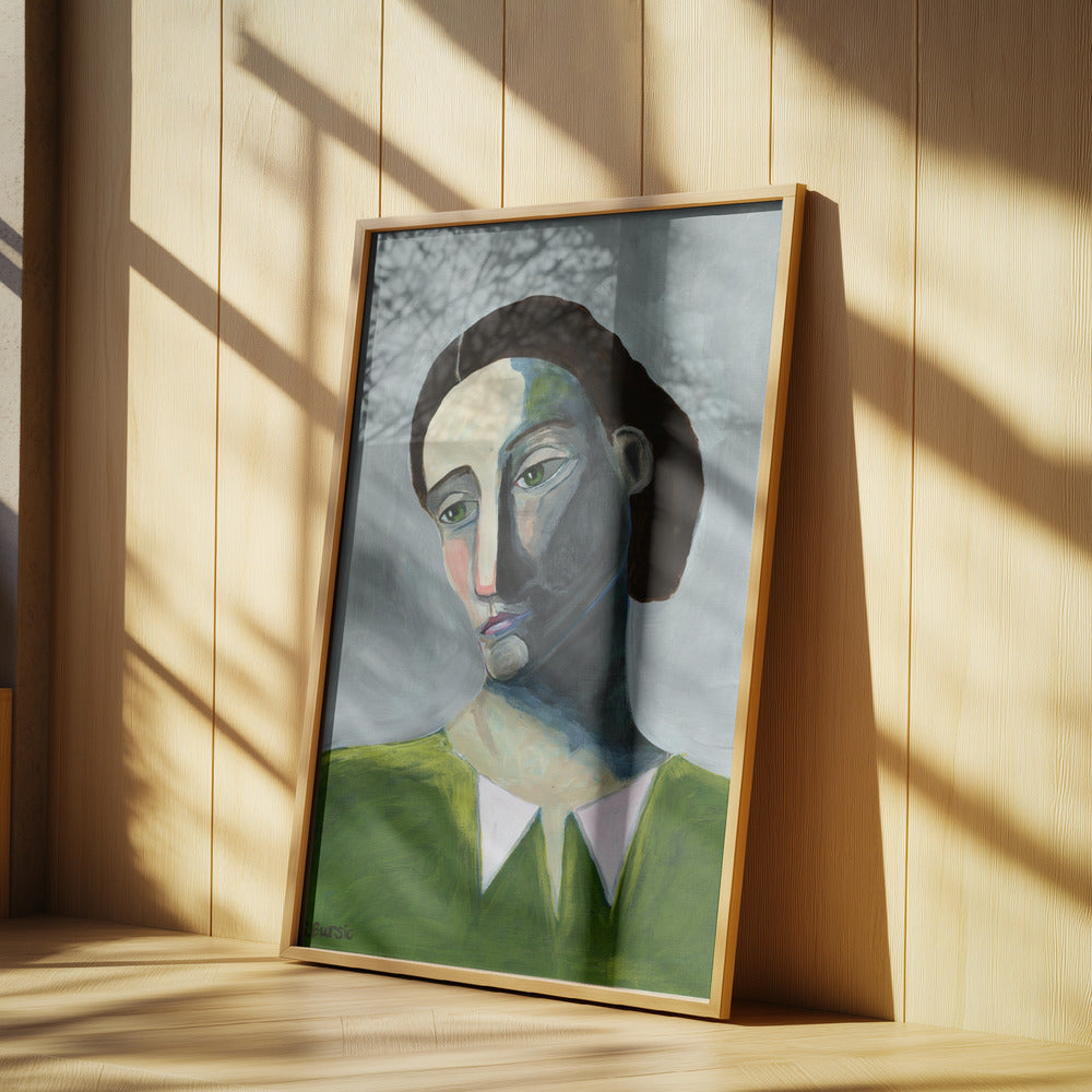 Mujer esperando | Posters  - Impresiones de Arte