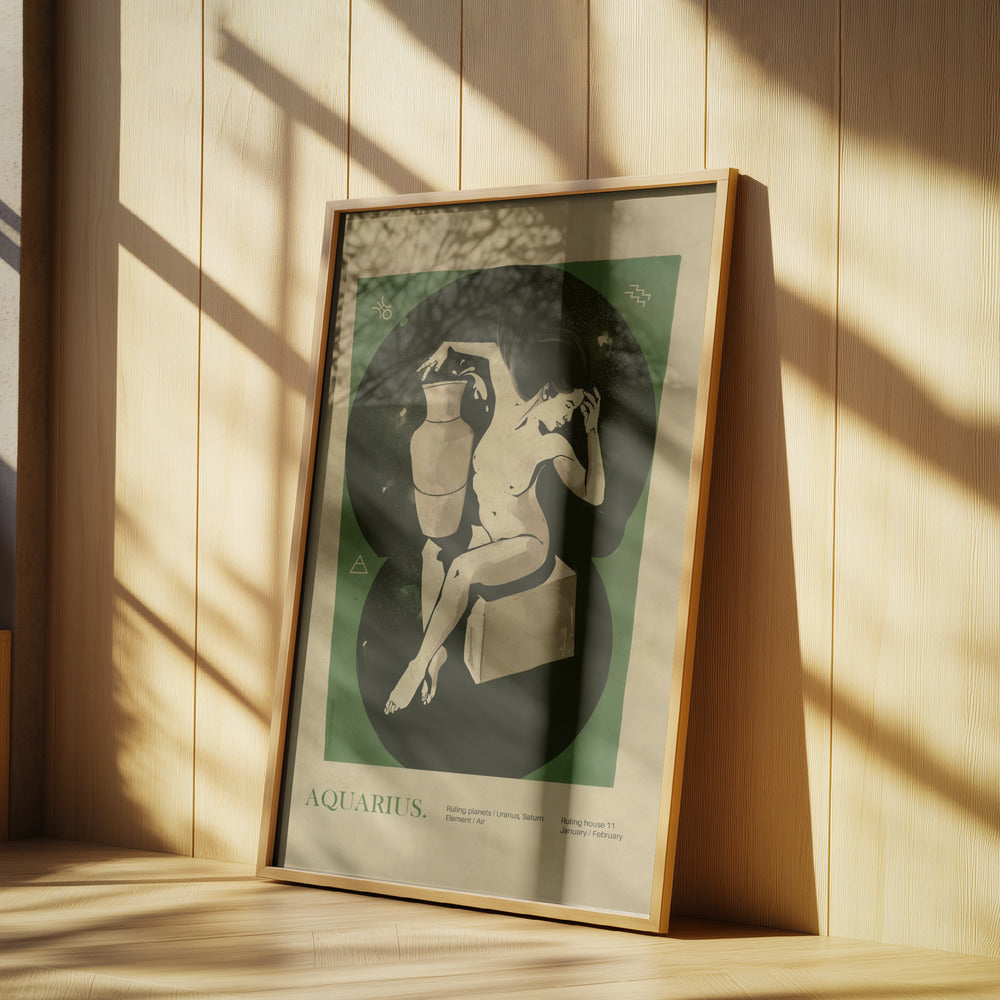 Vattumannen-tryck | Poster