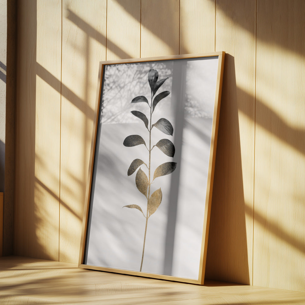 Monochromatica No.9   Dark Gold | Poster