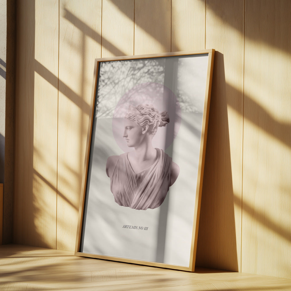 Pink Artemis with Halo | Poster