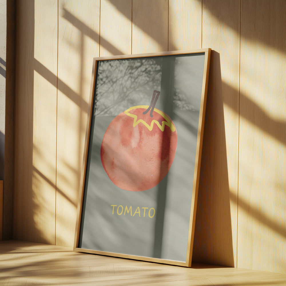 Tomate in Grün | Poster
