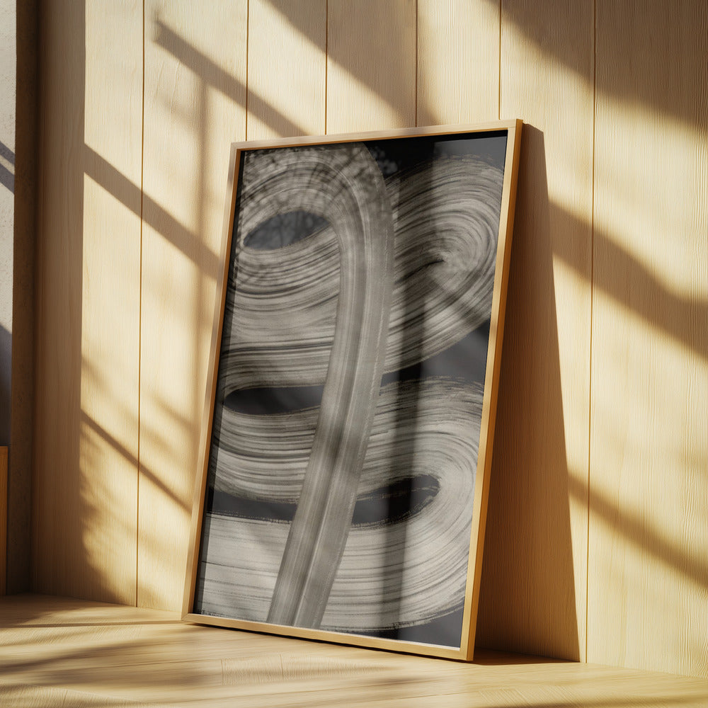 Beige streck nr 4 | Poster