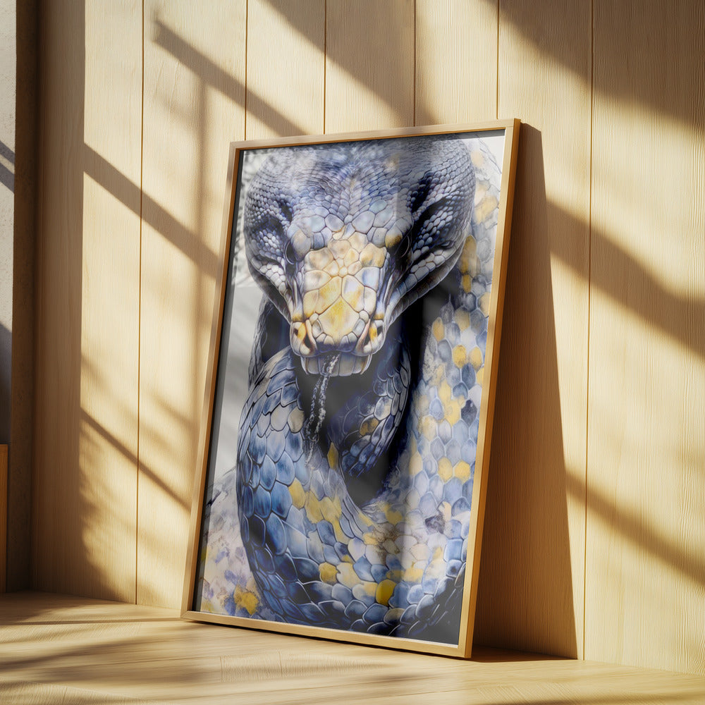 Schlange Aquarell Tier Kunst | Poster