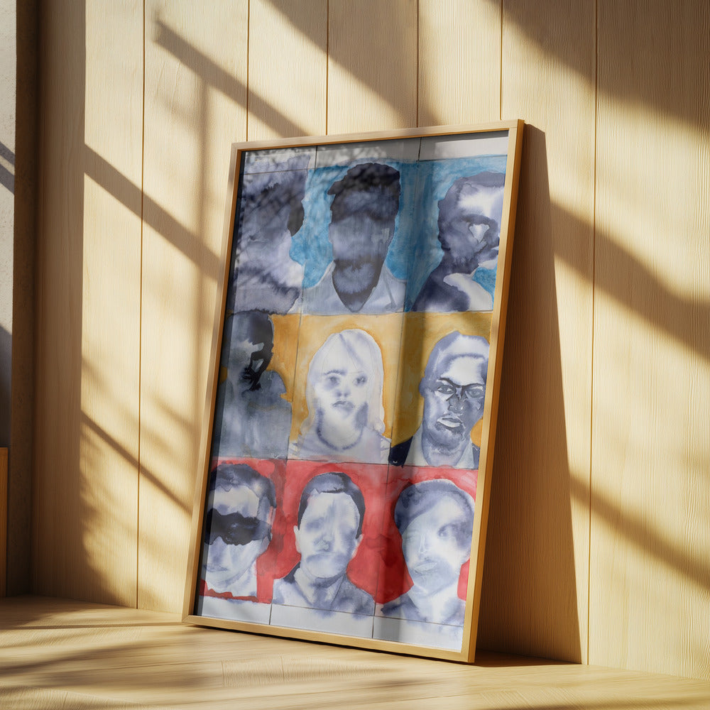 Headshot Grid No. 1 | Poster