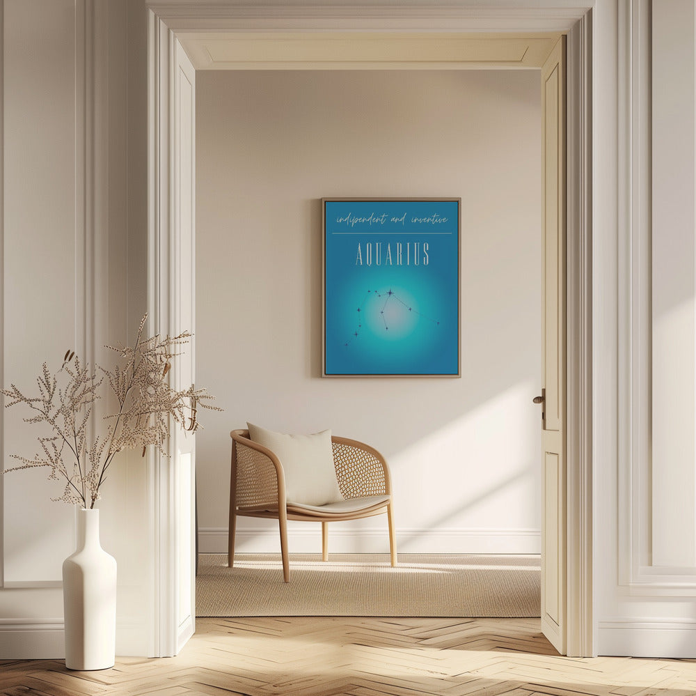 Aquarius Zodiac Print Art | Poster