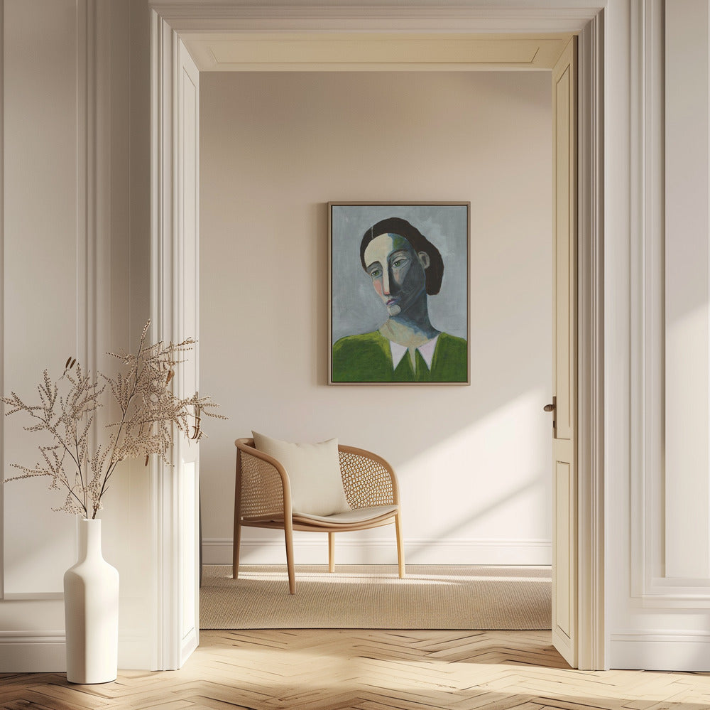 Mujer esperando | Posters  - Impresiones de Arte