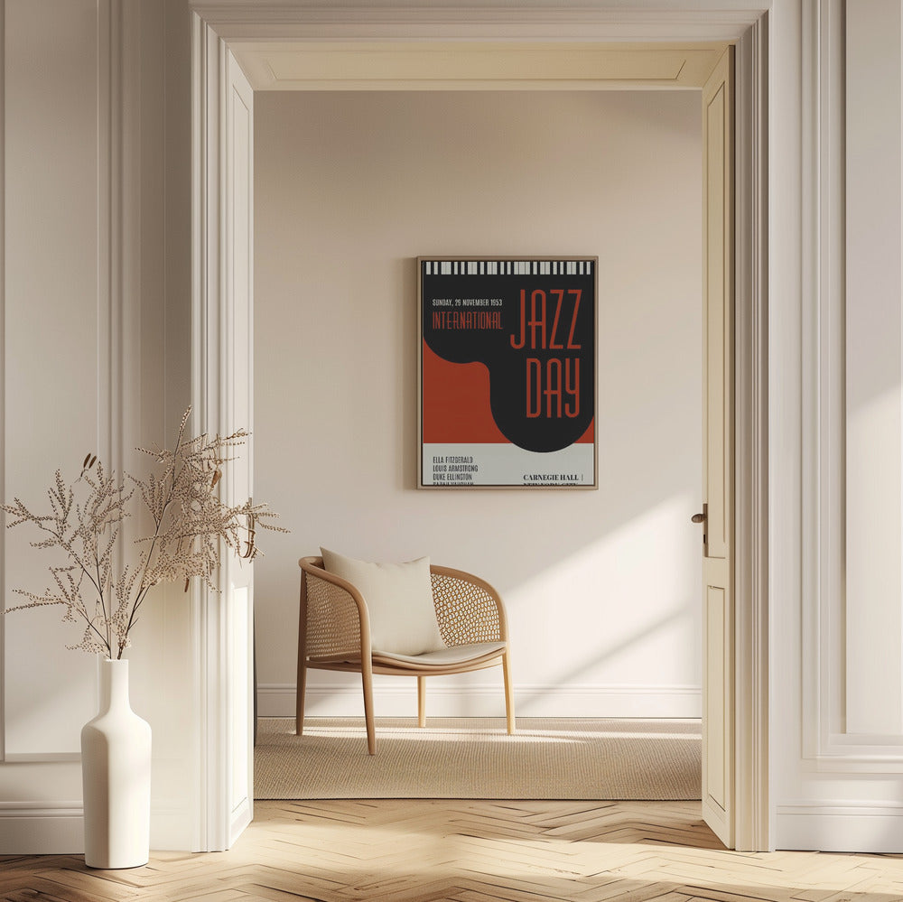 Jazzy Days   Dark Red | Poster