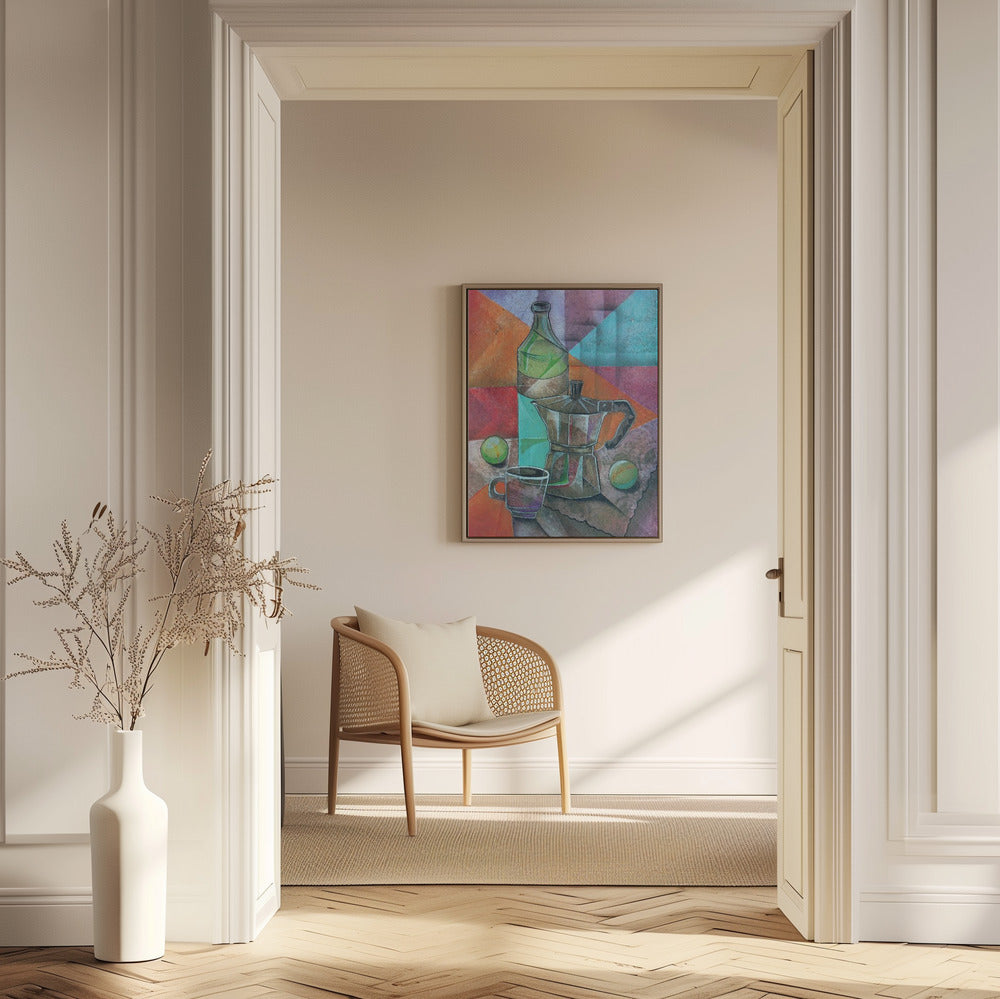 Stillleben mit Kaffeekanne | Poster - Kunstdruck