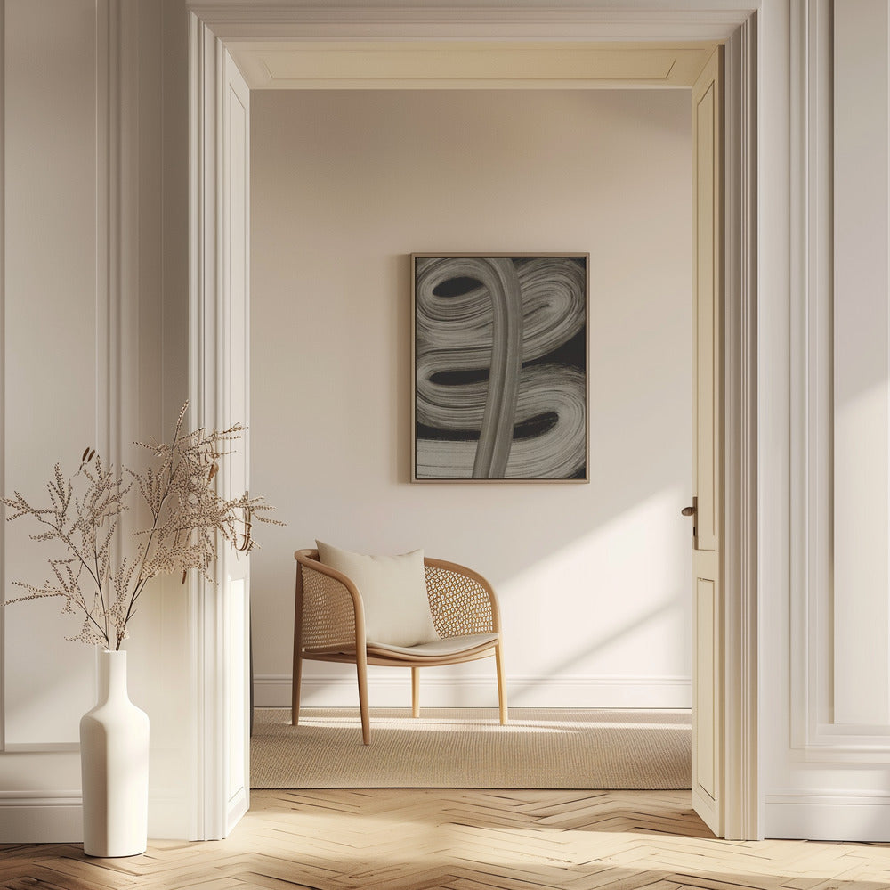 Beige streck nr 4 | Poster