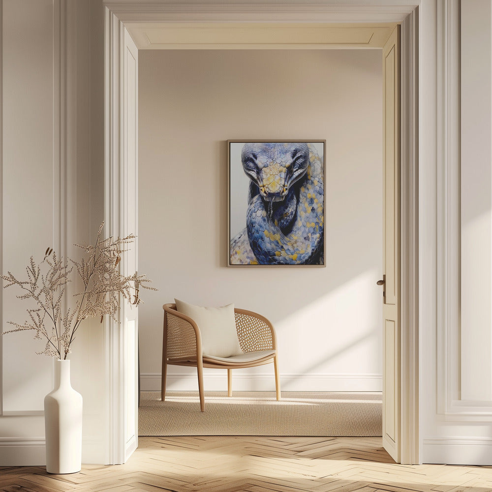 Schlange Aquarell Tier Kunst | Poster
