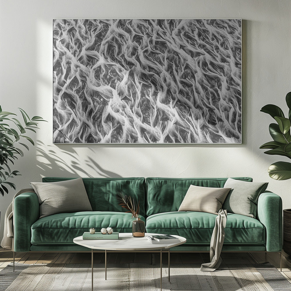 Wide river shapes | Canvas