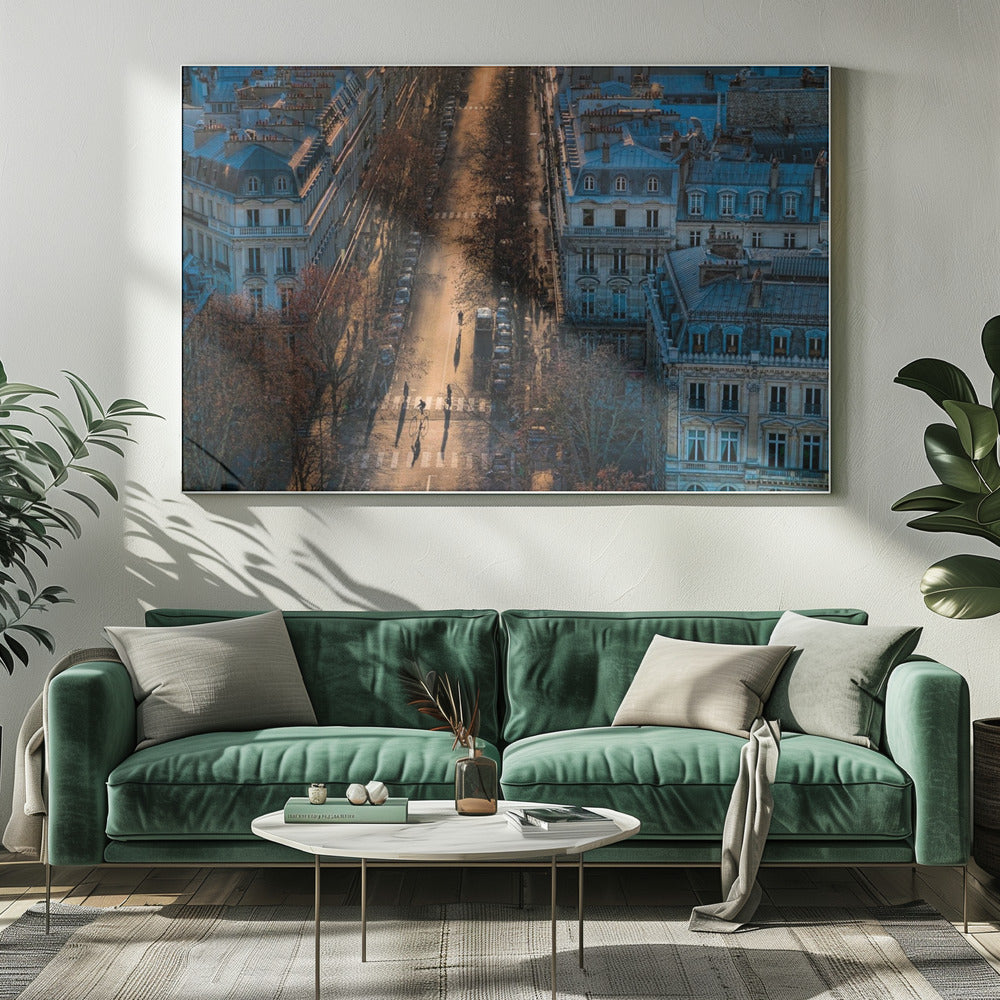 2 cyclists + 2 pedestrians | Canvas