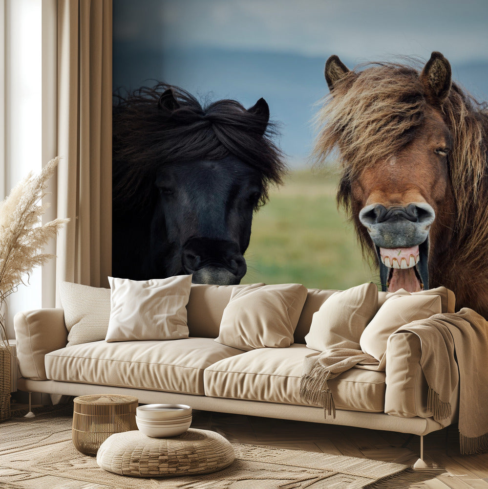 SOURIRE SAUVAGE | Papier Peint Photo