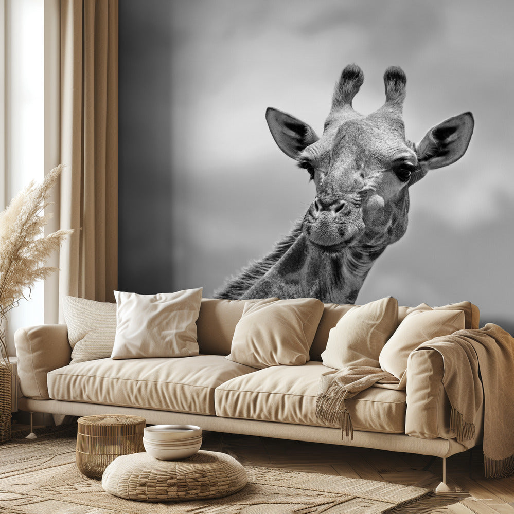 La girafe-Faune V | Papier Peint Photo